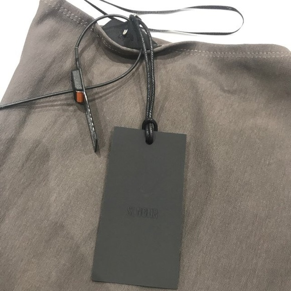 SLNGHR GREY ASYMMETRICAL DRESS - Picture 4 of 5